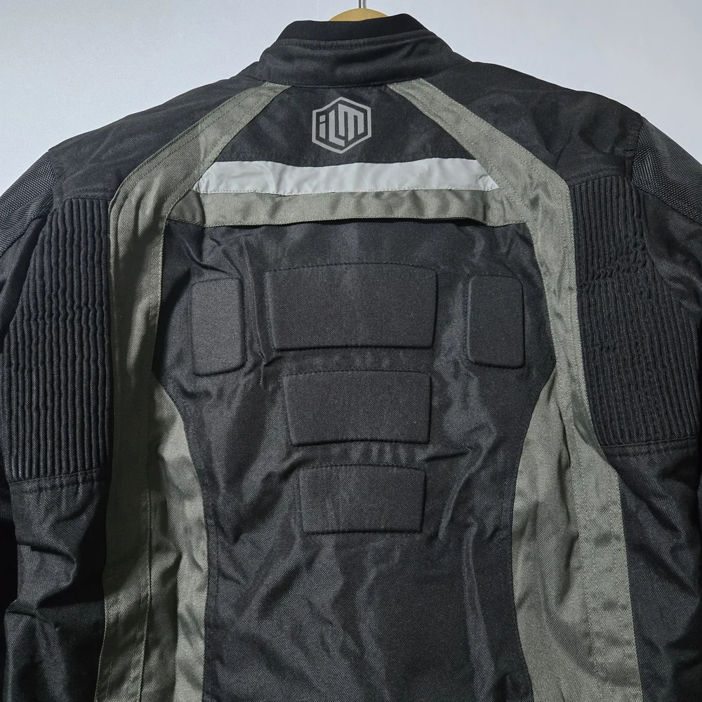 ILM Motorcycle Riding Jacket Men's Size S Black & Gray Jacket NWT - Picture 9 of 13
